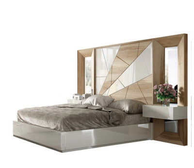 Modern Design Glossy Bed Set