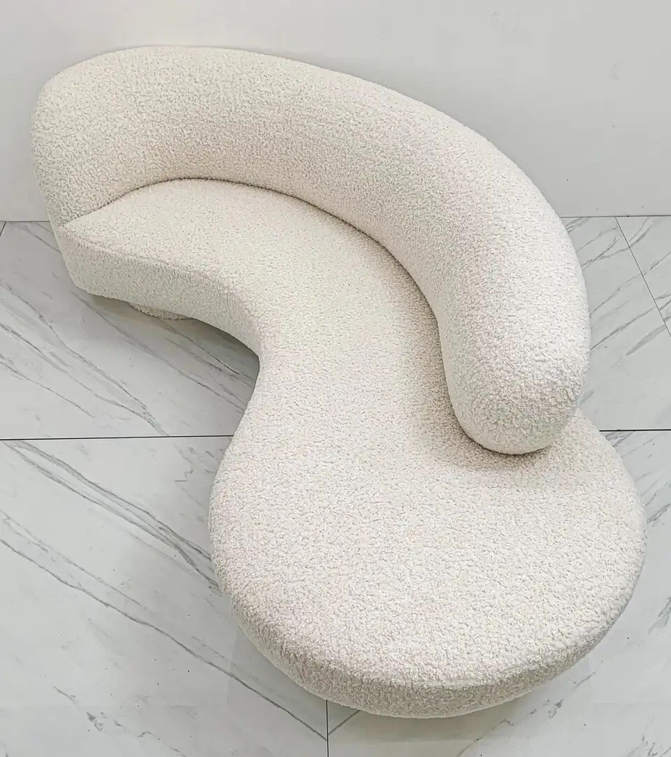 Luxury Fabric Backrest Sofas H-13