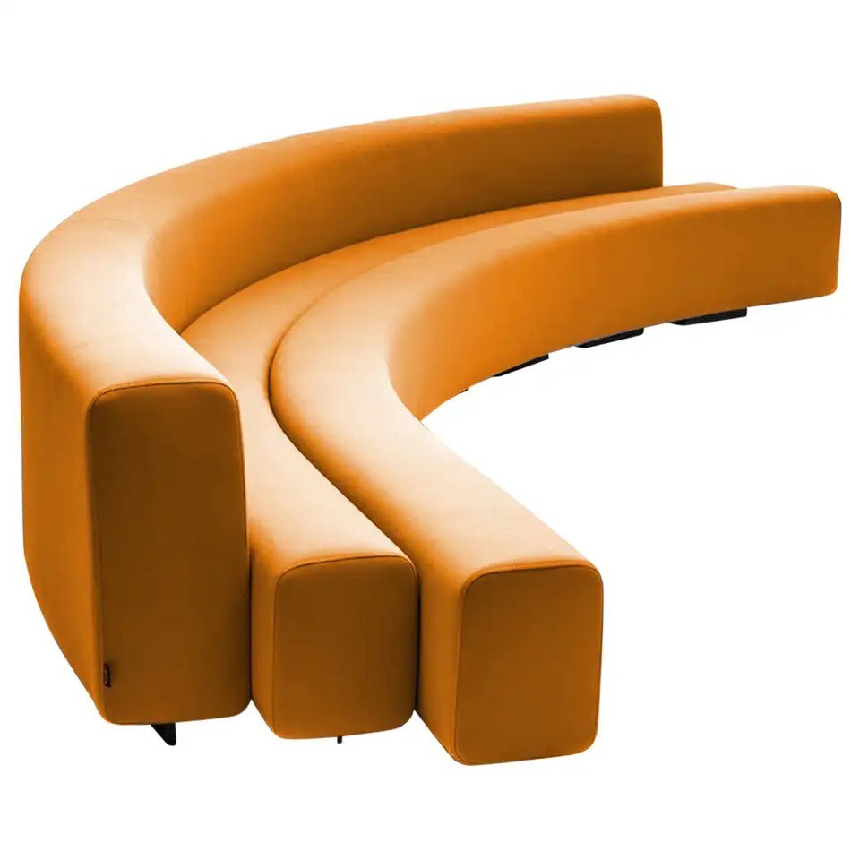 Modern Coral Flexible Curve Sofa