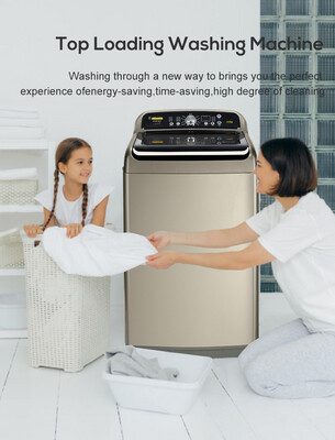 Luxury Side by Side Top Load Electric Laundry Pair Set