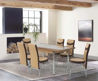 Modern Dining Table Set With 4 Chairs MC-16