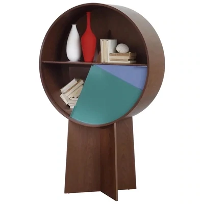 Modern Luna Walnut Cabinet Design CG004