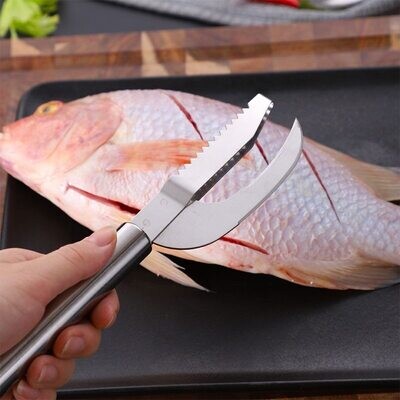 Stainless Steel Slicing Fish Scale Knife 