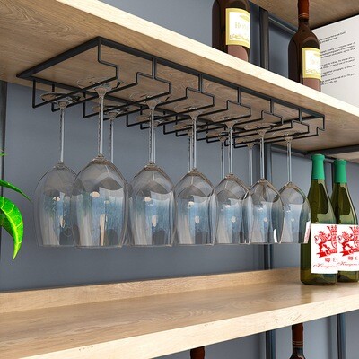 Creative Inverted Goblet Bar Hanging Red Wine Glass Holder