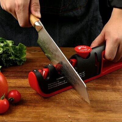 Professional Adjustable Angle Kitchen Scissor 5 in 1 Knife Sharpener 