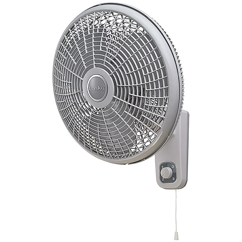 Lasko 16&quot; Oscillating Wall Mount Fan M16900