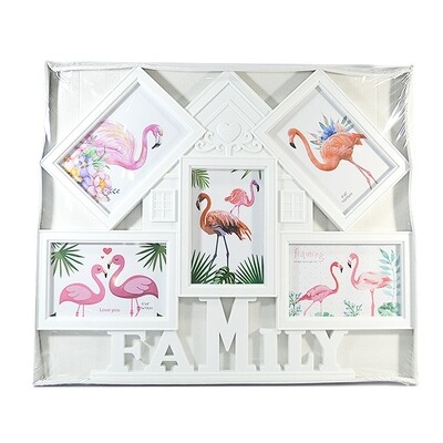 Flamingo Family Photo Frame