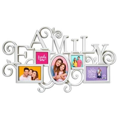 Family Photo Collage Frame (White)
