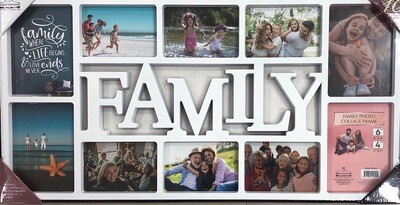 Family Photo Collage Frame 10 Photos