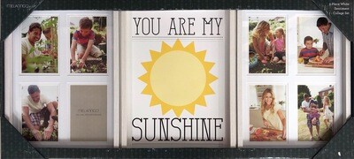 You Are My Sunshine Collage Frame 8 Photos White