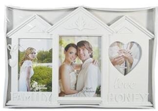 Family House 3 Photo Frame White