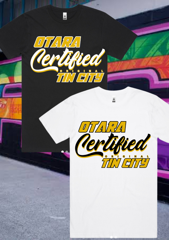 Gold otara white/blk