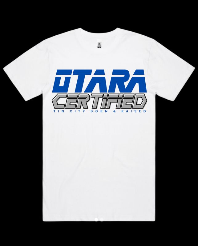 Blue otara certified tees