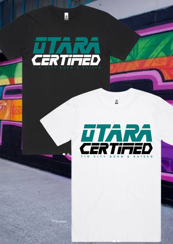 Teal certified tees