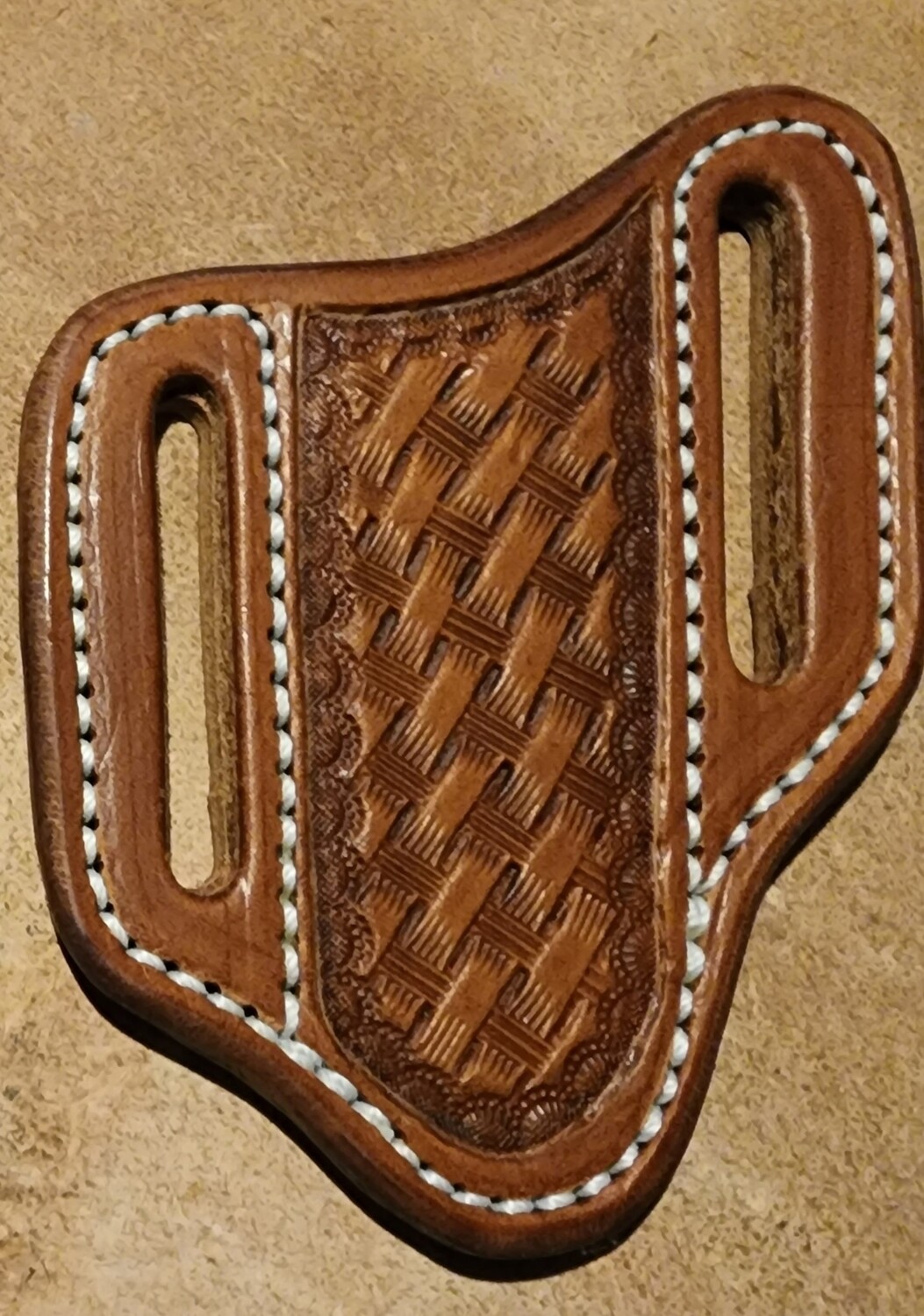 Basket Weave Knife Case