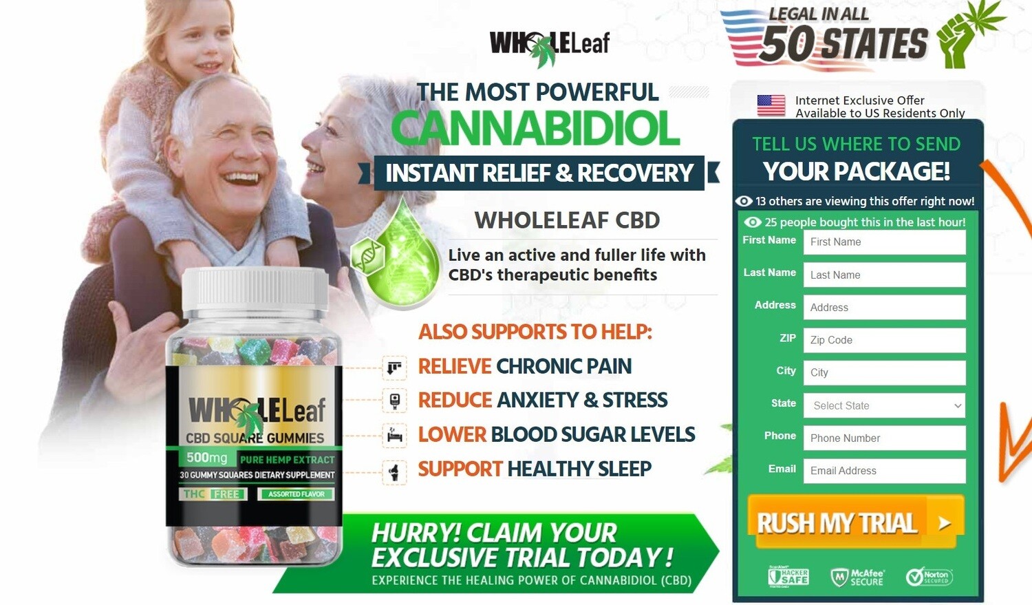 WholeLeaf CBD Gummies Introduction, Reviews & Offer Cost