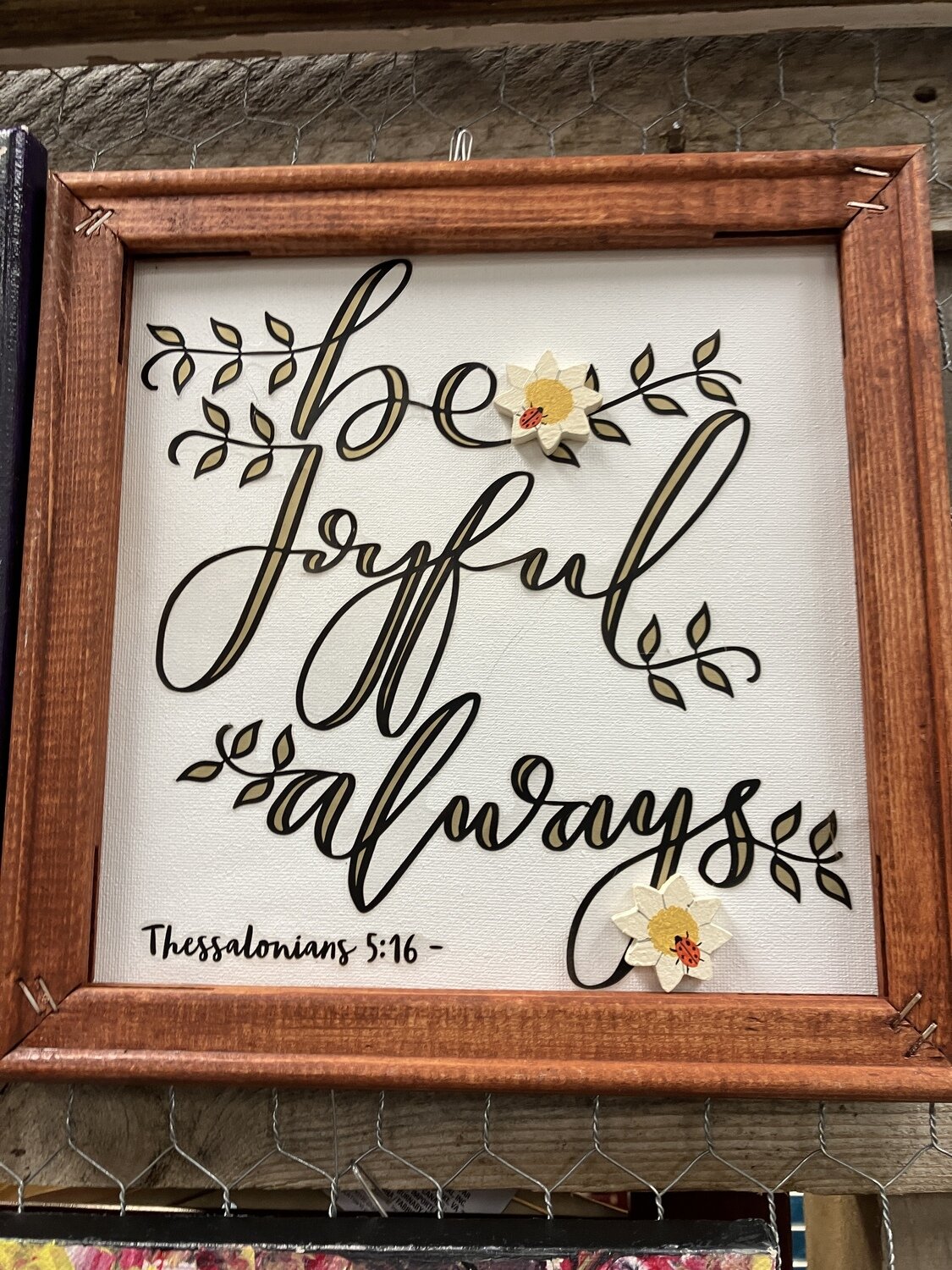 Thessalonians 5:16 Canvas