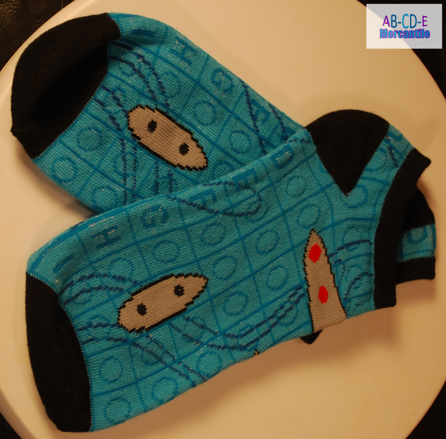 Board Game Fun Socks-Battleship