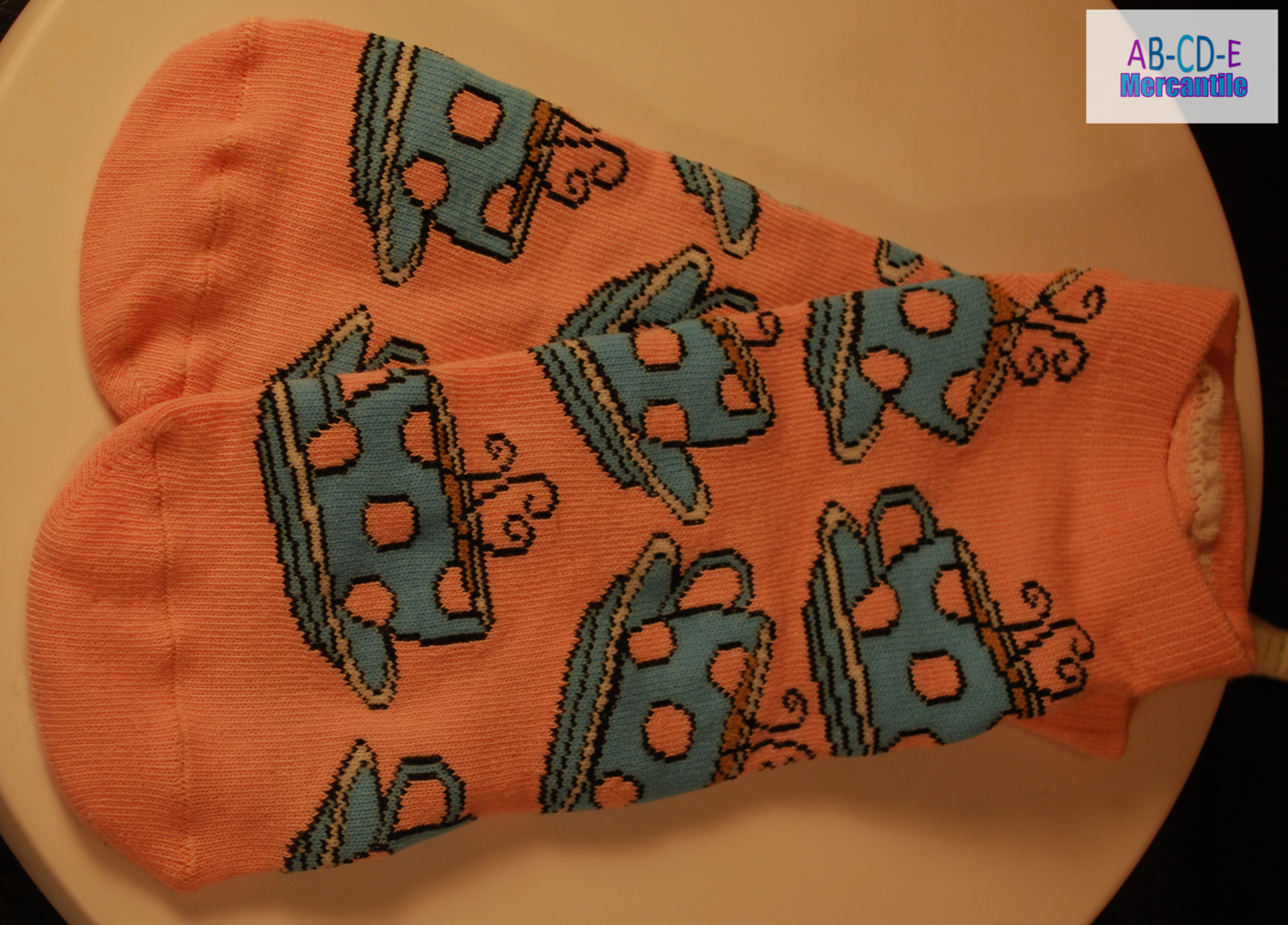 Fans of Friends Socks-Pink Coffee