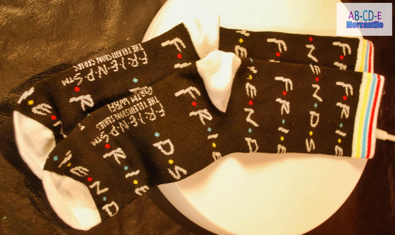 Fans of Friends Socks-Black