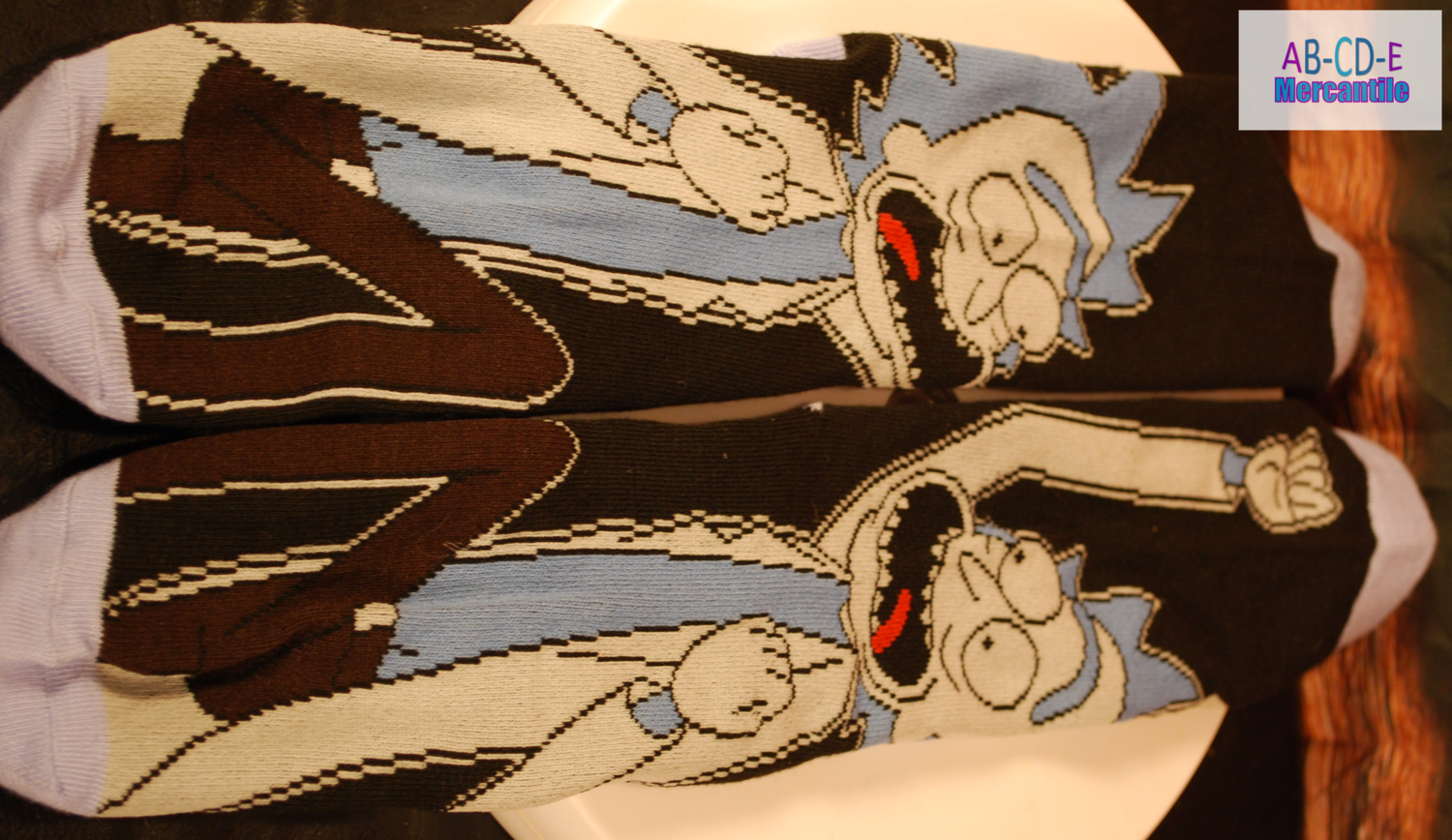 Rick &amp; Morty Socks-@#$%