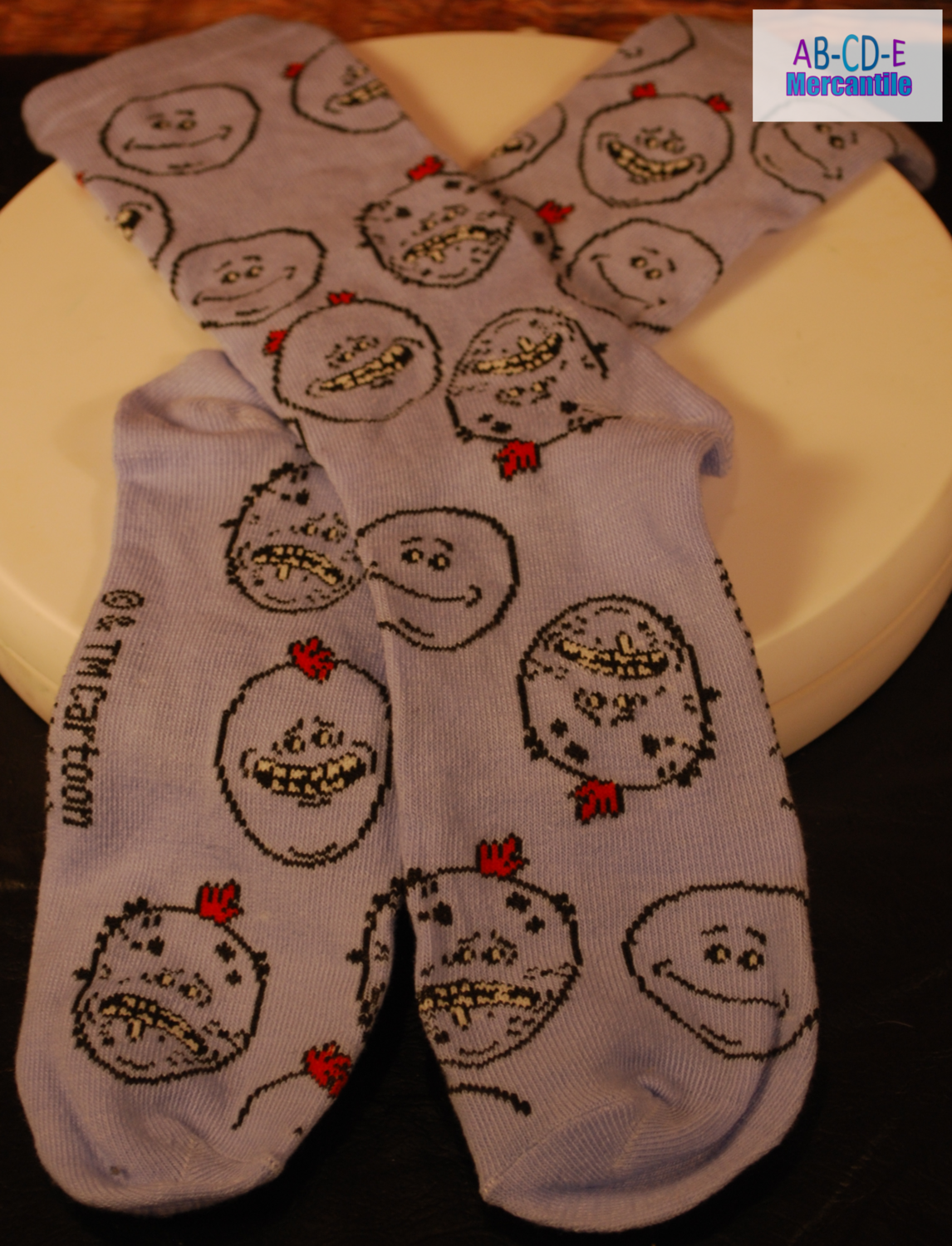 Rick &amp; Morty Socks-Mr. Meeseeks