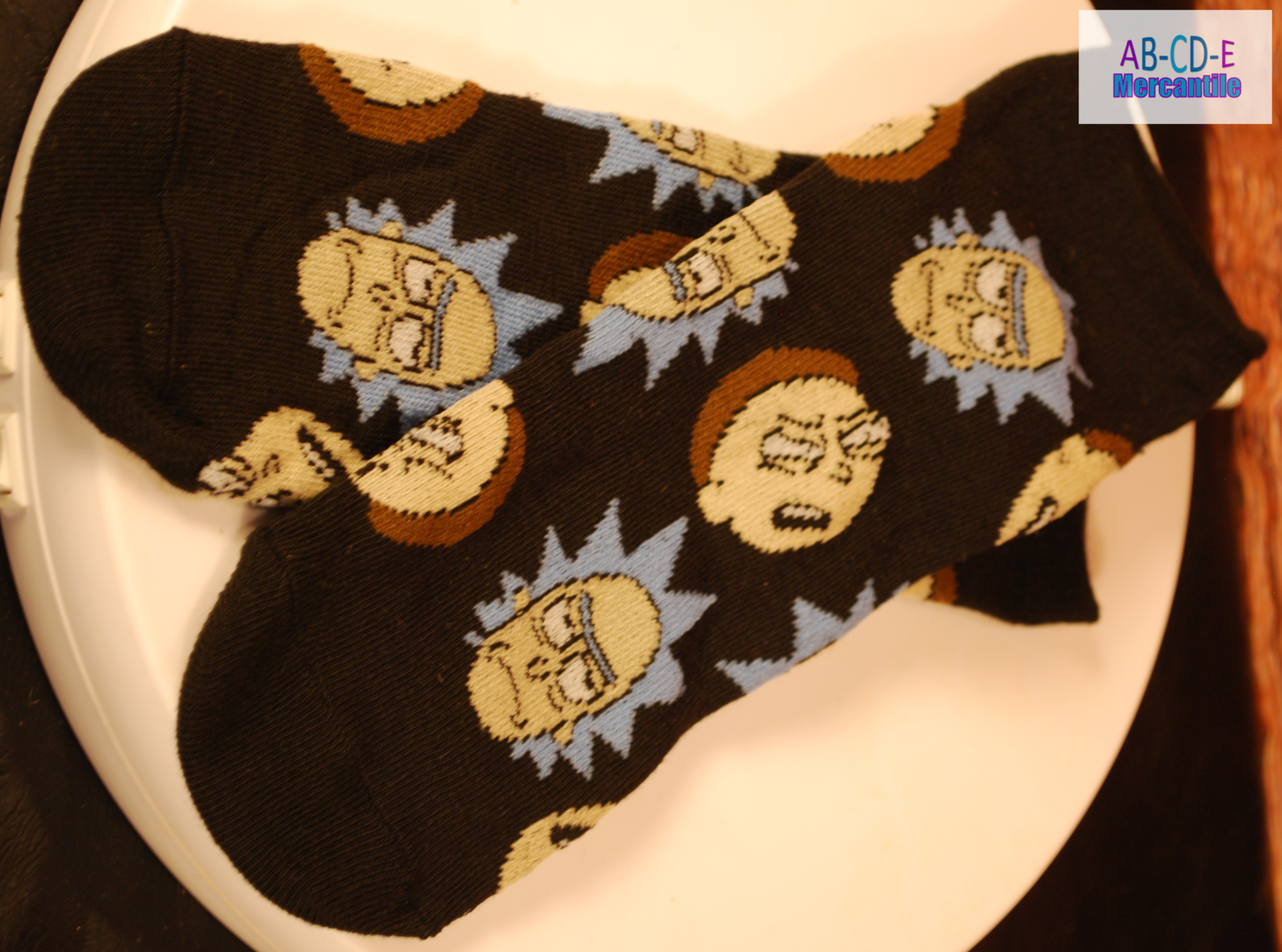 Rick &amp; Morty Socks-Rick/Morty
