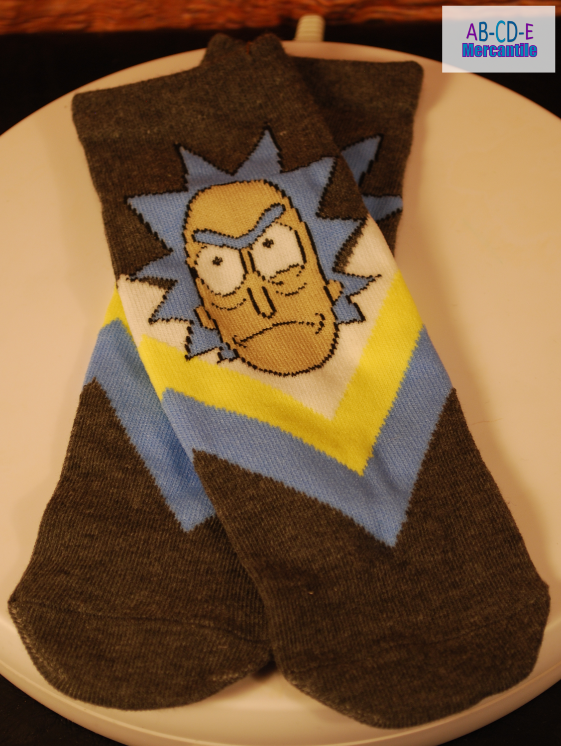 Rick &amp; Morty Socks-Rick