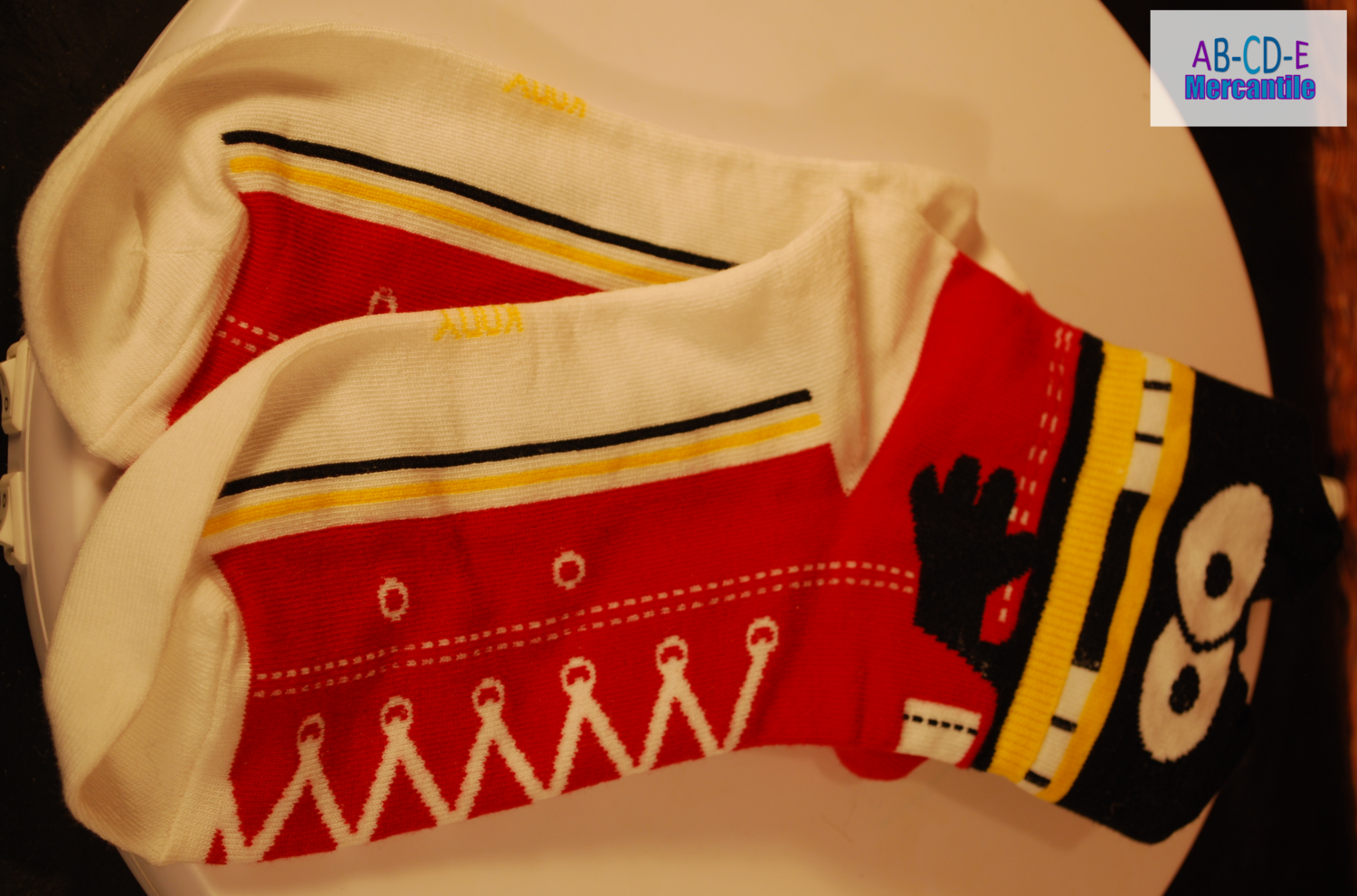 Monster Socks-Red