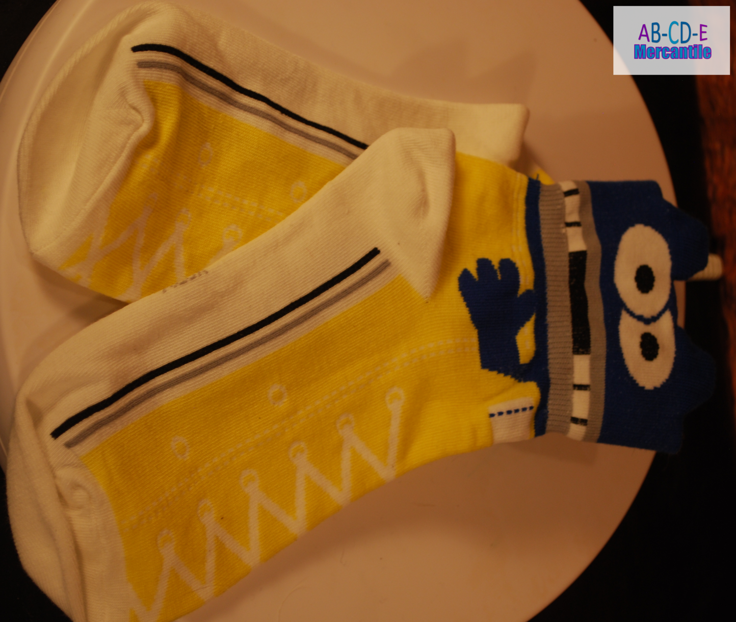 Monster Socks-Yellow