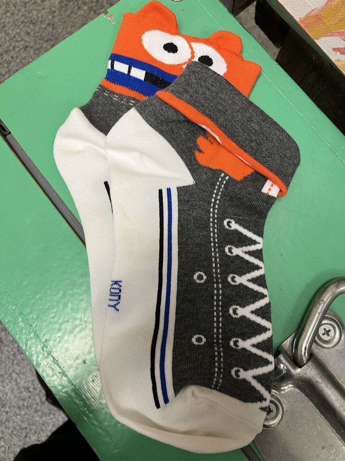 Monster Socks-Gray