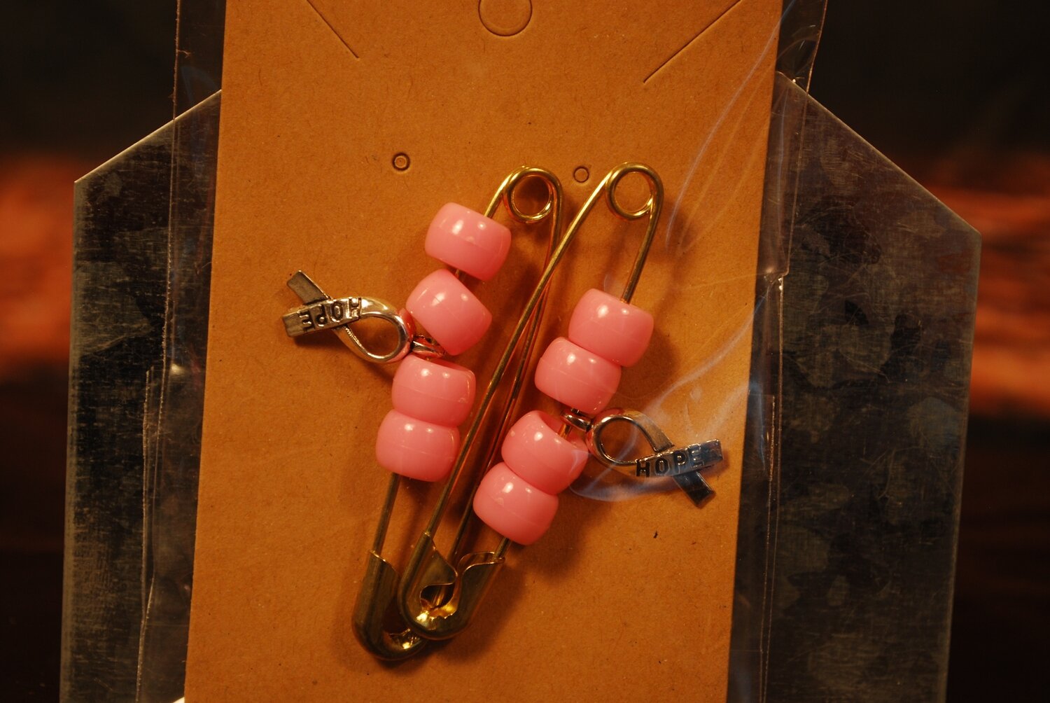 Sleeve Holder Pin Set-Pink/Gold