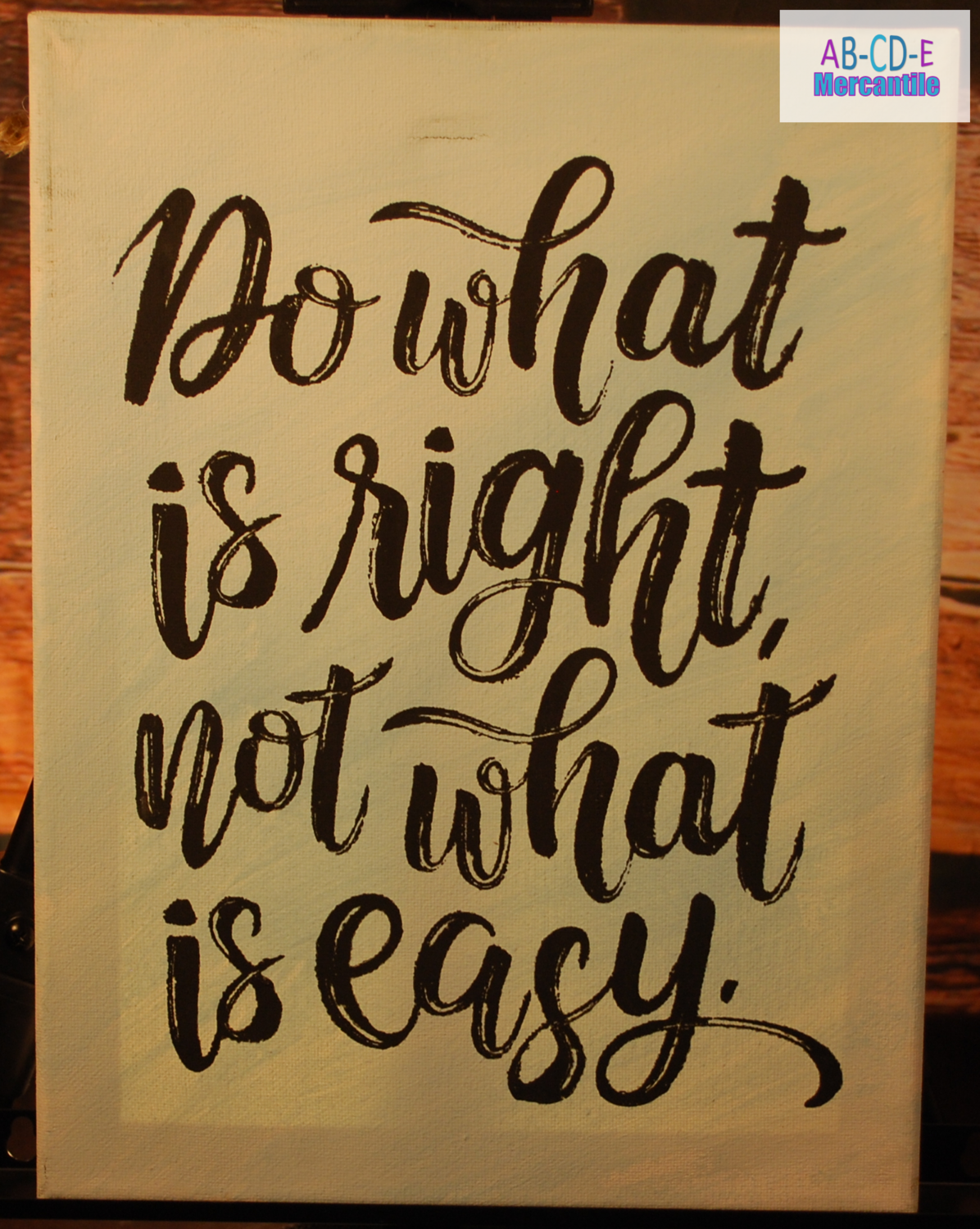 Do Right Canvas-Blue