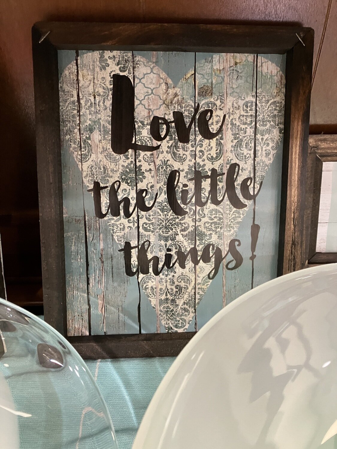 Love the Little Things Reverse Canvas