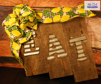 Lemon Eat Sign