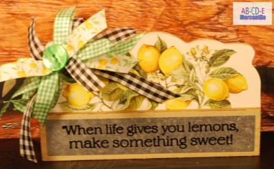 Lemon Table Sign