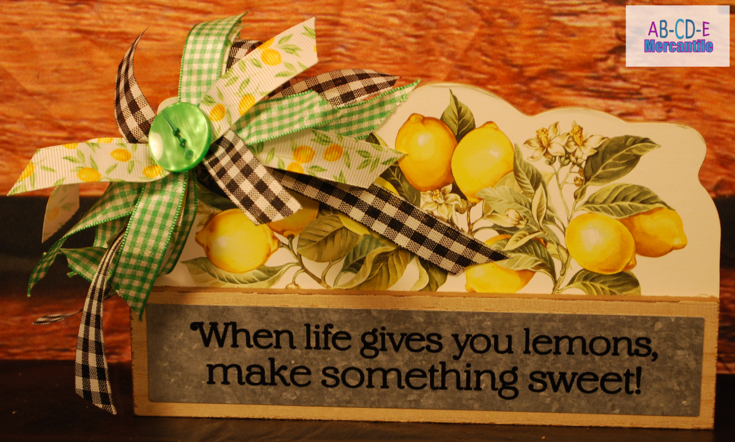 Lemon Table Sign