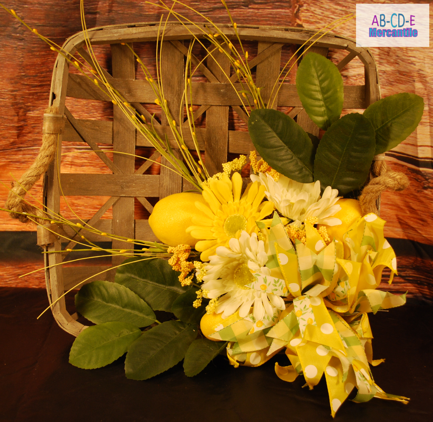 Lemon Wall Basket