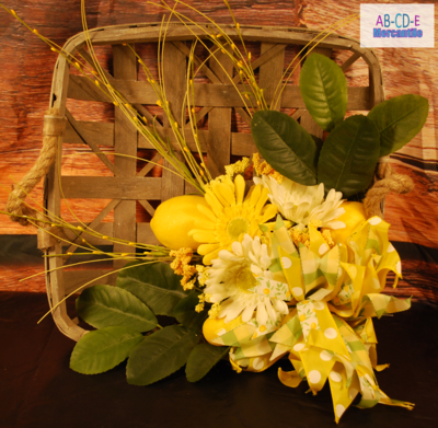 Lemon Wall Basket