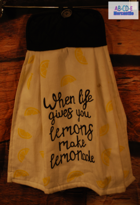 Lemon Oven Handle Towel
