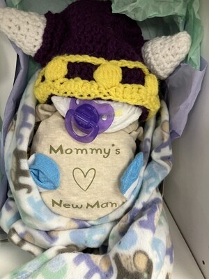 Baby Swaddle Diaper Cake-Mommy&#39;s New Man