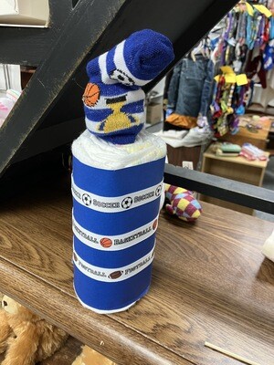 Baby Bottle Mini Diaper Cake-Sports