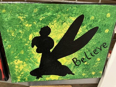 Believe Silhouette Canvas