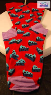 Food Lover Socks-Blue Cheese