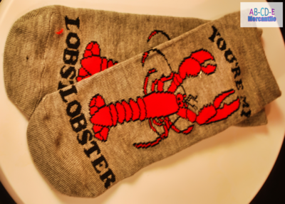 Fans of Friends Socks-Lobster