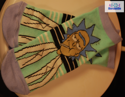 Rick &amp; Morty Socks-Sucker Rick