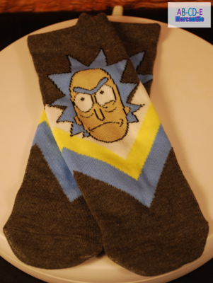 Rick &amp; Morty Socks-Rick