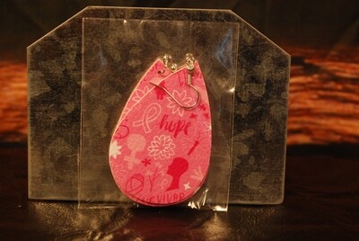 Leather Awareness Earrings-B