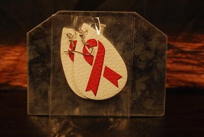 Leather Awareness Earrings-M