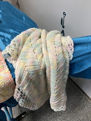 Vintage Pastel Baby Blanket